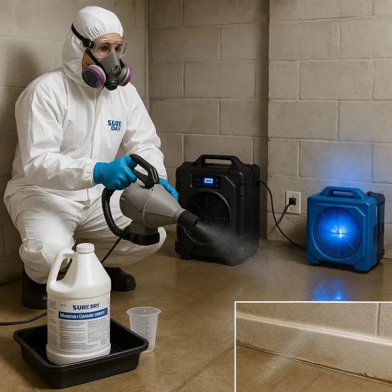 Sanitization and Odor Removal process in Spring Valley Lake, CA